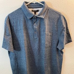 Banana Republic Performance Pique Polo Mens Large Blue